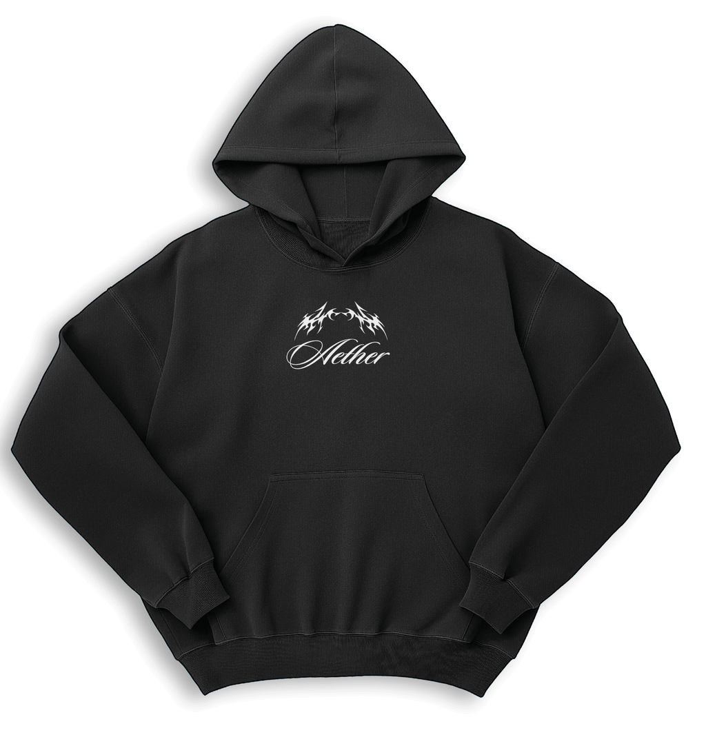Blacked Out Hoodie – front view